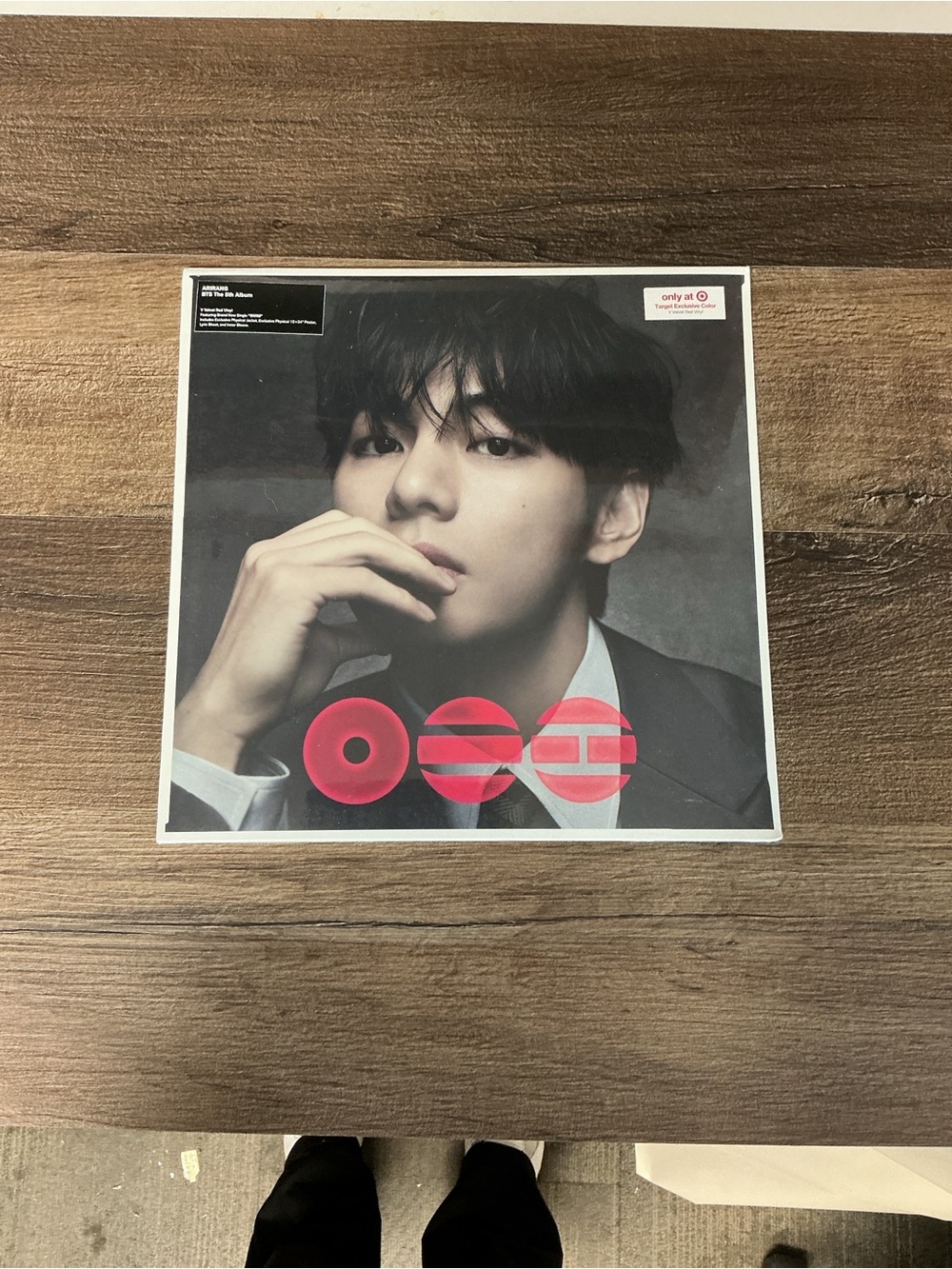 BTS - 5th Album (Target Exclusive) V Velvet Red Vinyl Record